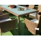 ENDO zestaw mebli ogrodowych  8+1 technorattan beżowoszary stół fotel